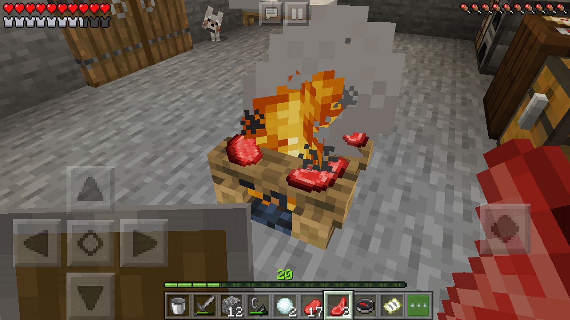Campfire cooking saves fuel resources in Minecraft (Image via ThirstyCactus3498/Reddit)
